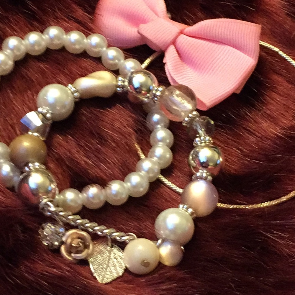Pretty in Pink Bracelet Trio